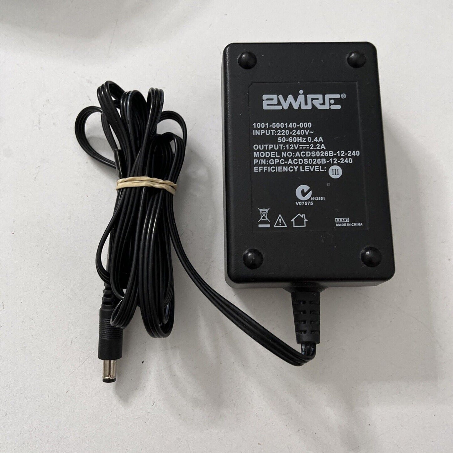 Awire AC Adapter 12V 2.2A Power Supply ACFS026B-12-240
