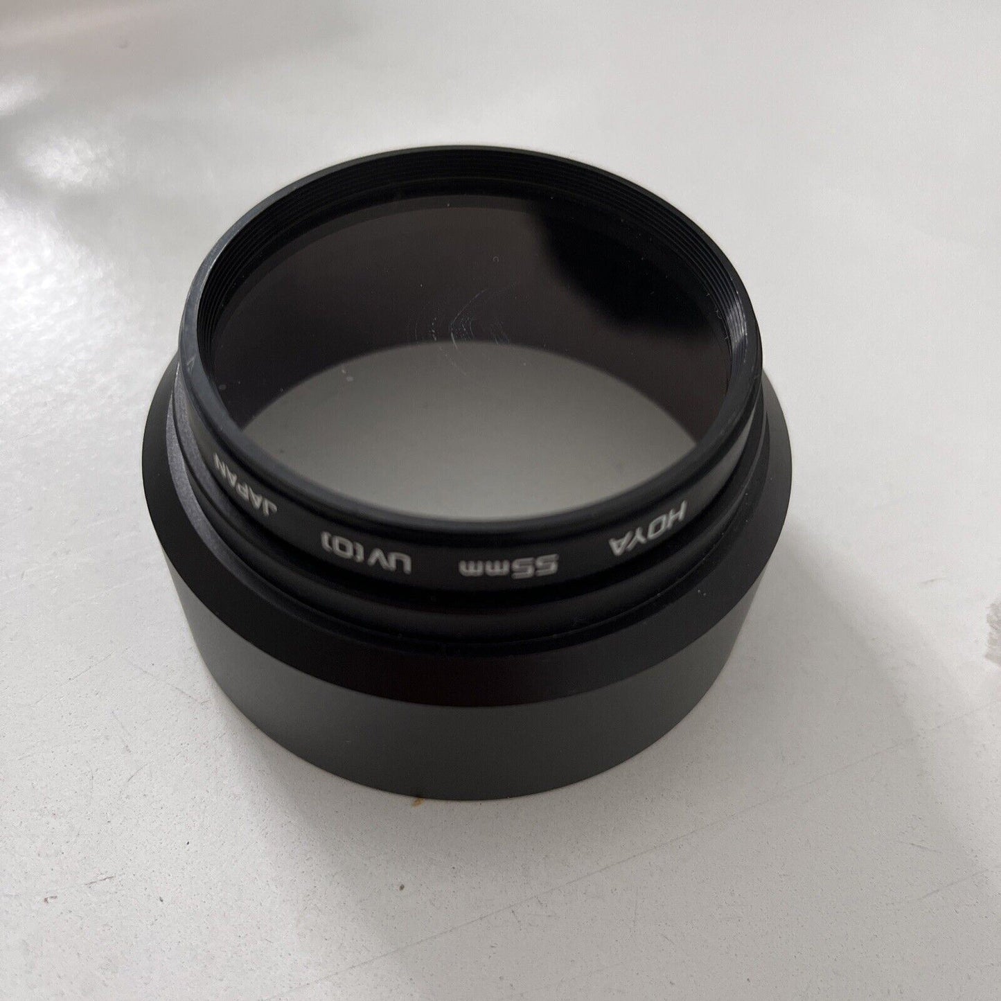 HOYA UV[0] Filter Lens Hood 55mm Made in Japan