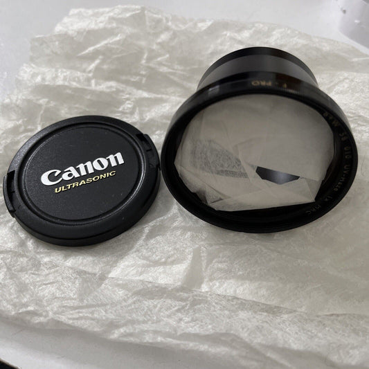 Canon Ultrasonic B+W 58 010 UV-Haze 1x MRC HR52-58mm Lumix Lens Adapter 45mm-52m