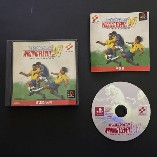 World Soccer Winning Eleven '97 - Sony PlayStation PS1 NTSC-J JAPAN Konami Game