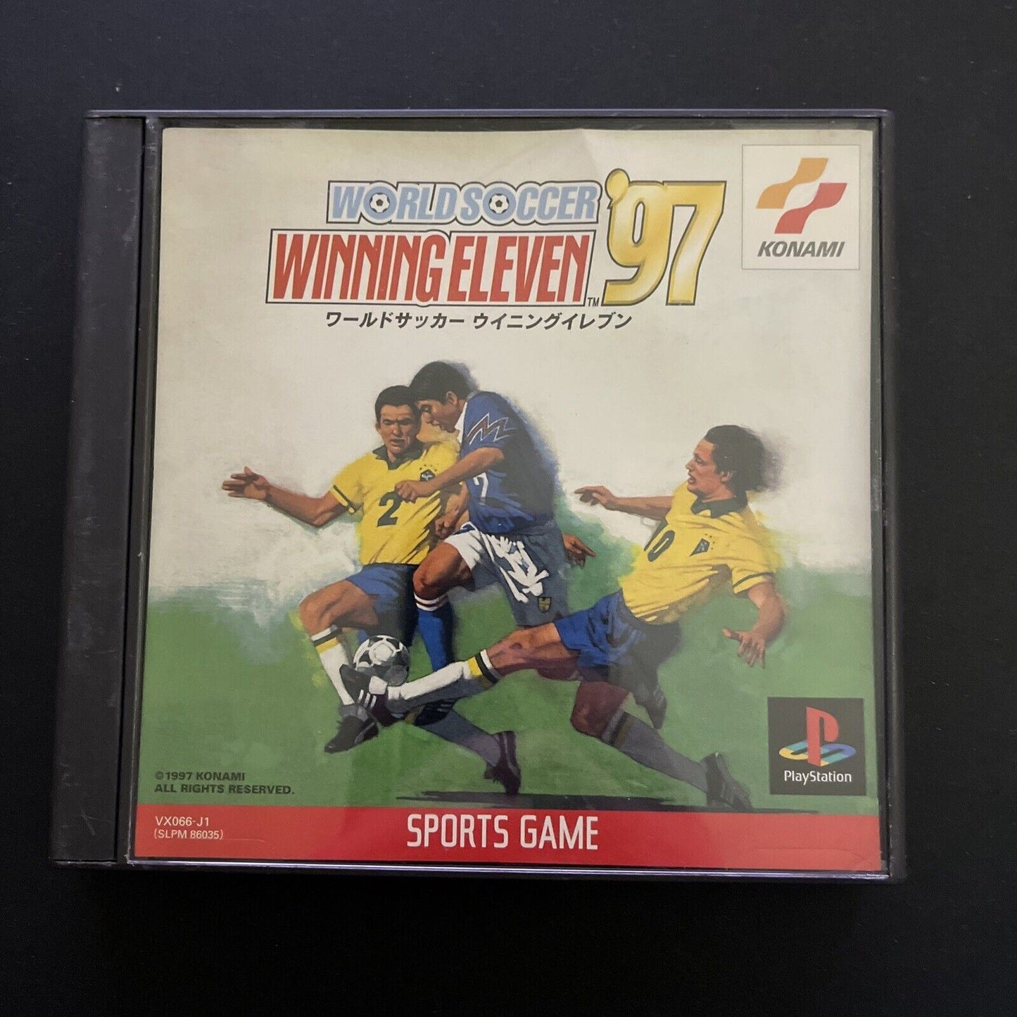 World Soccer Winning Eleven '97 - Sony PlayStation PS1 NTSC-J JAPAN Konami Game