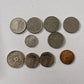 10 Mixed Lot Coins Singapore 1987 50 Cents 20 pence 1 penny 5 pence UAE coins
