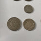 10 Mixed Lot Coins Singapore 1987 50 Cents 20 pence 1 penny 5 pence UAE coins