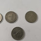 10 Mixed Lot Coins Singapore 1987 50 Cents 20 pence 1 penny 5 pence UAE coins