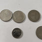 10 Mixed Lot Coins Singapore 1987 50 Cents 20 pence 1 penny 5 pence UAE coins