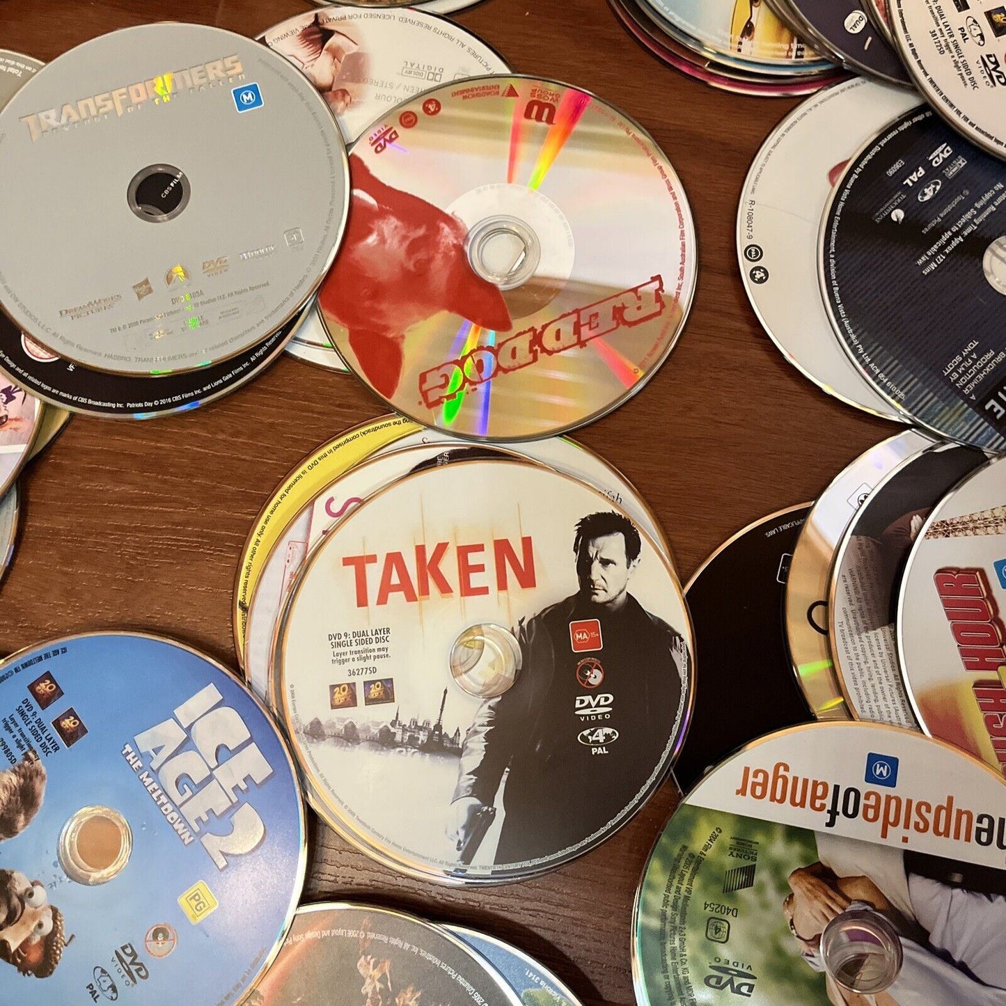 Bulk Approx 100 Genuine dvd movies Region 4