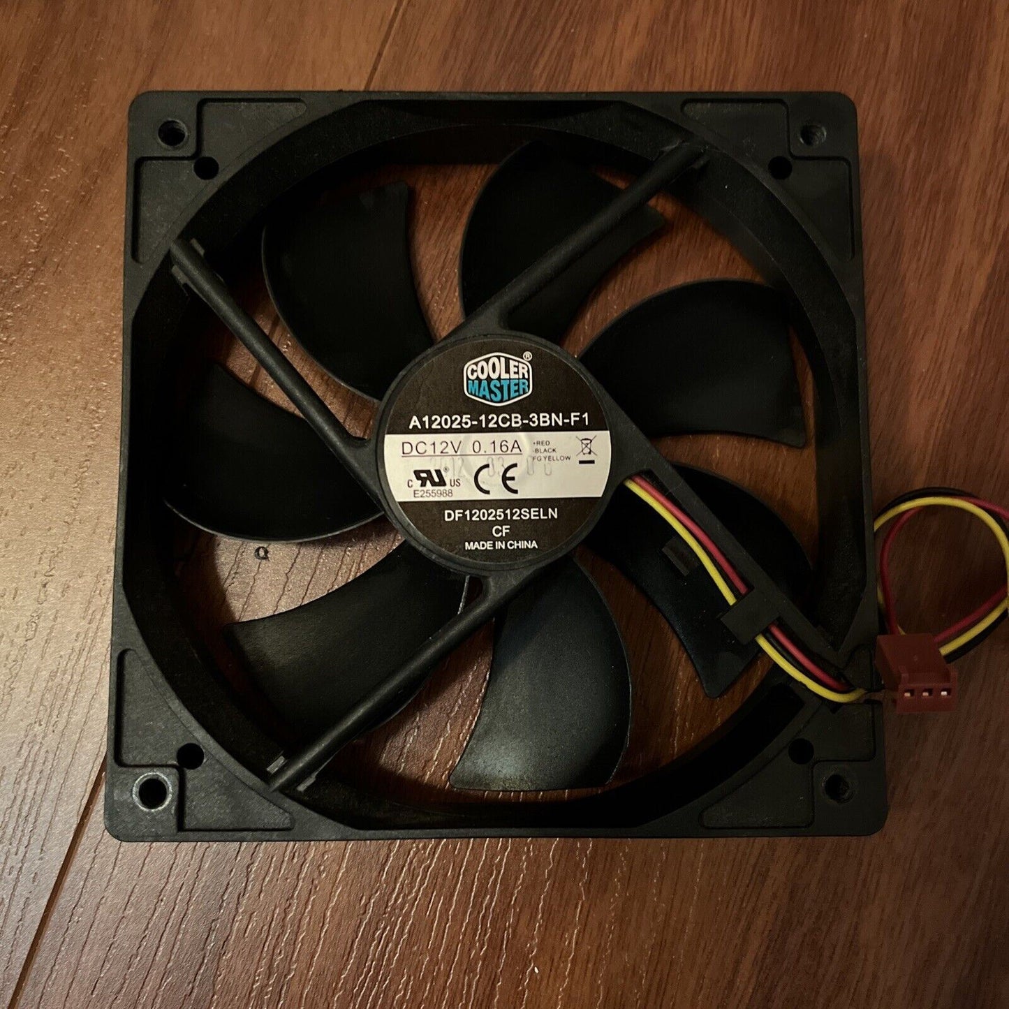 Cooler Master 120mm A12025-12CB-3BN-F1 Fan 12V 0.16A 3-pin