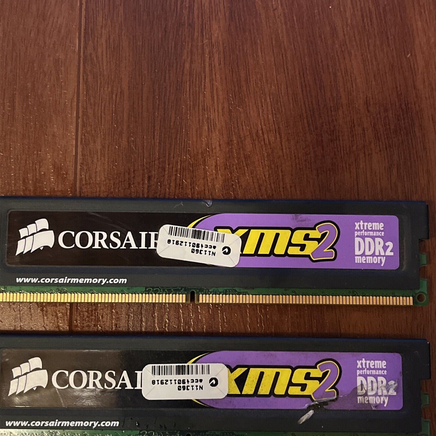 2x Corsair DDR2 800Mhz 1024MB CM2X1024-6400 Memory RAM