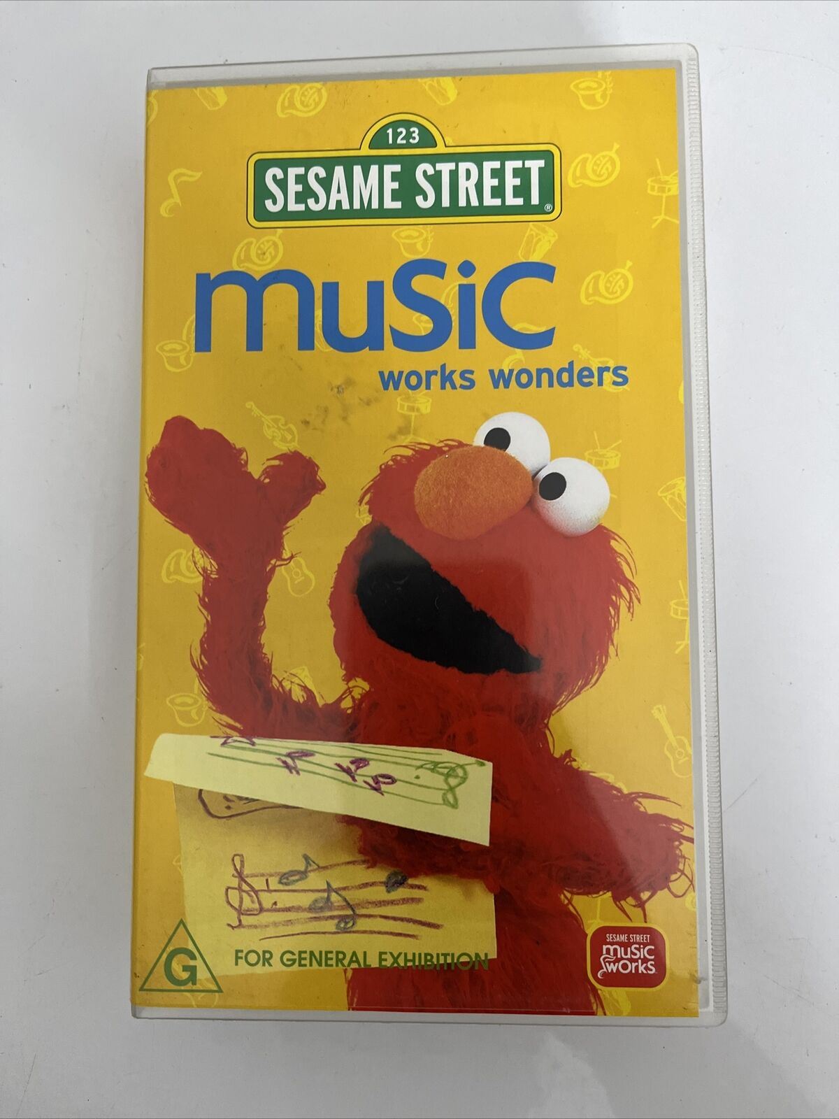 Sesame Street Elmo Music Wonders VHS PAL 2002