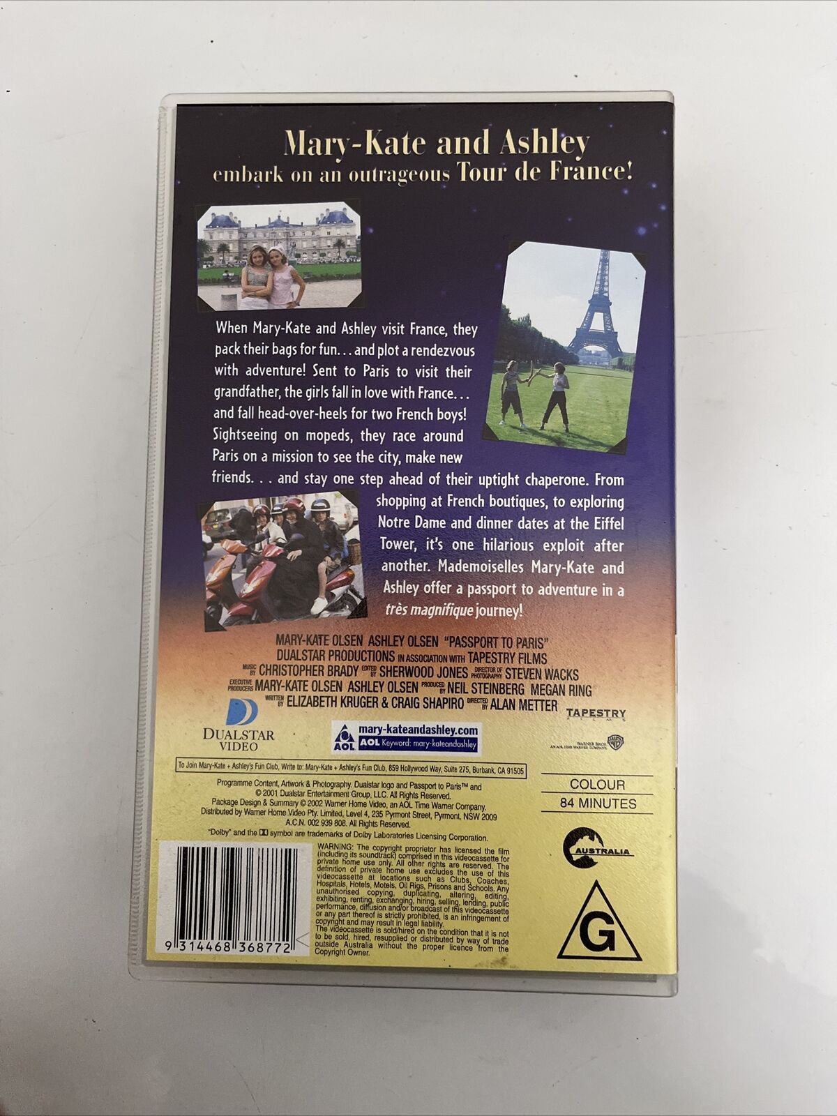 3x Mary Kate & Ashley Olsen - Winning London, When in Rome, Passport Paris VHS