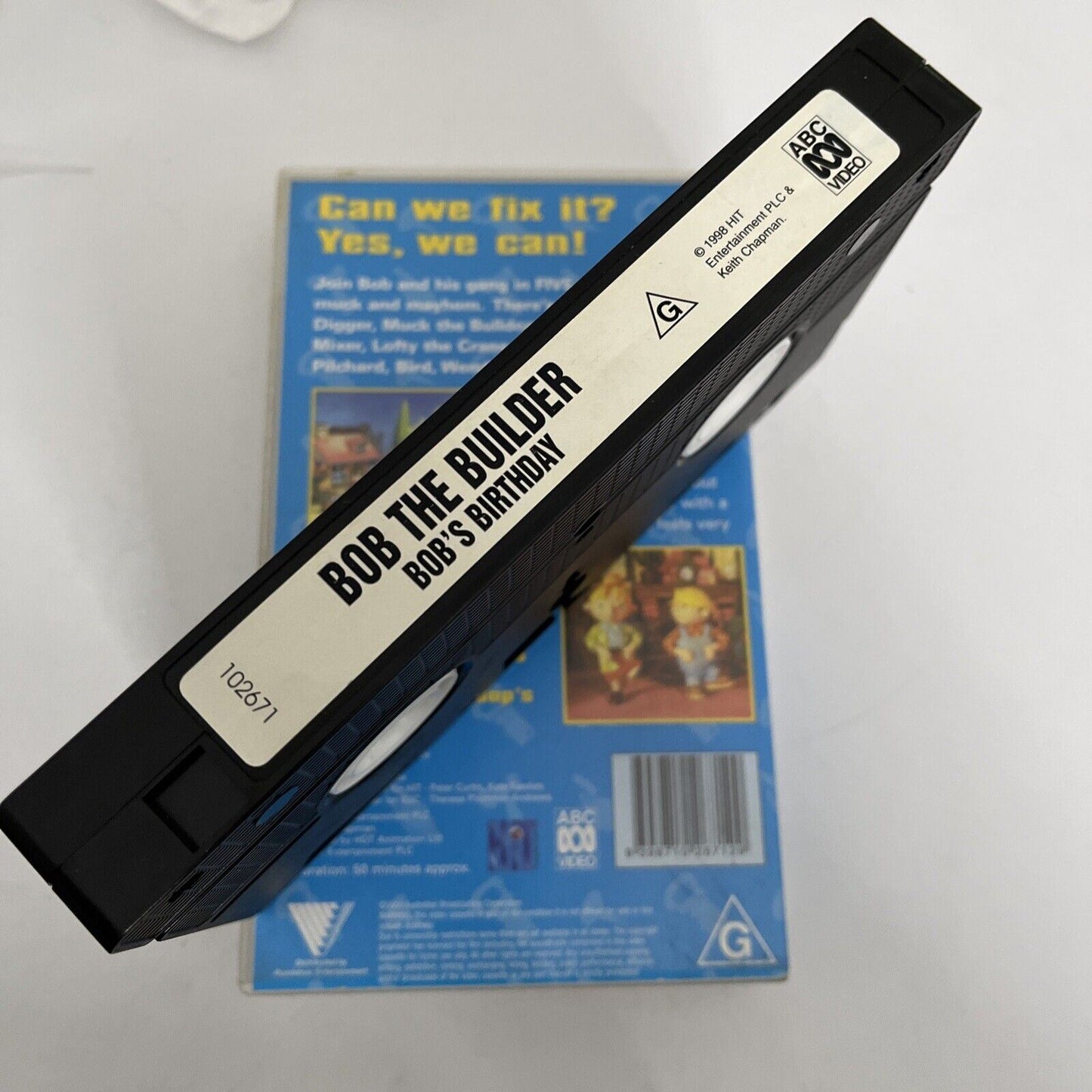 Bob the Builder - Bob's Birthday VHS PAL Video Cassette 2000 ABC For Kids