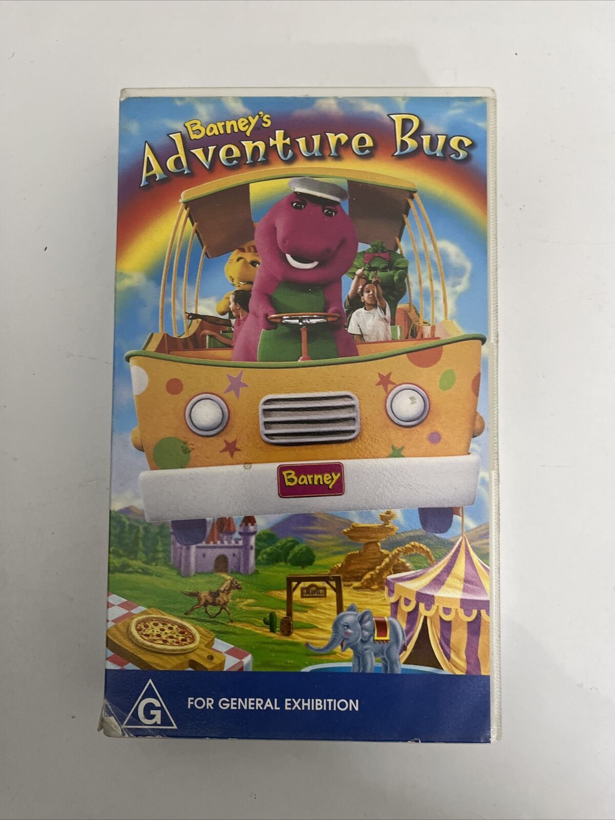 Barney's Adventure Bus VHS 1998 PAL Rated G