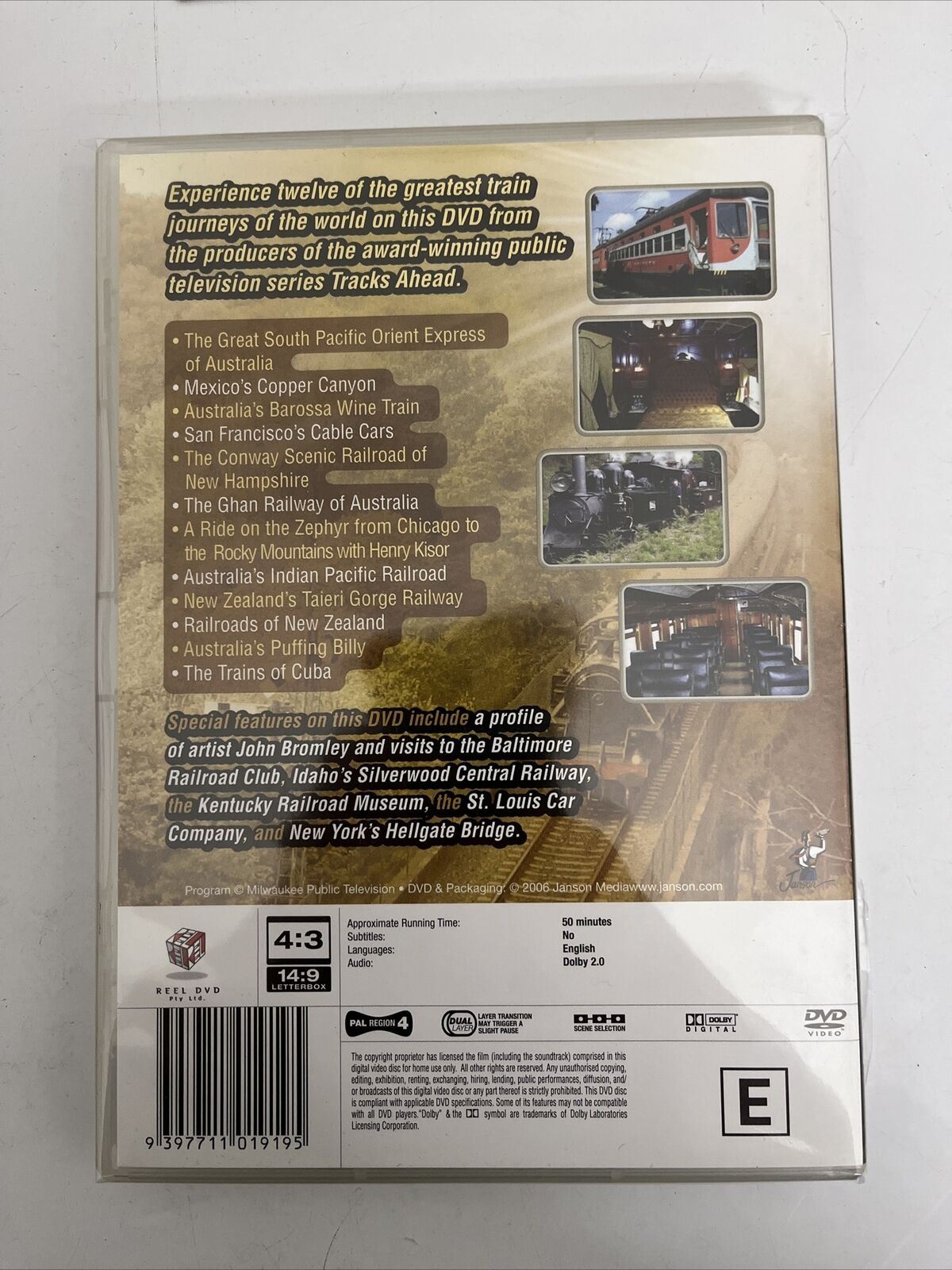 Tracks Ahead - Great Railway Journeys (DVD, 2008) 12 Best Train Journe ...