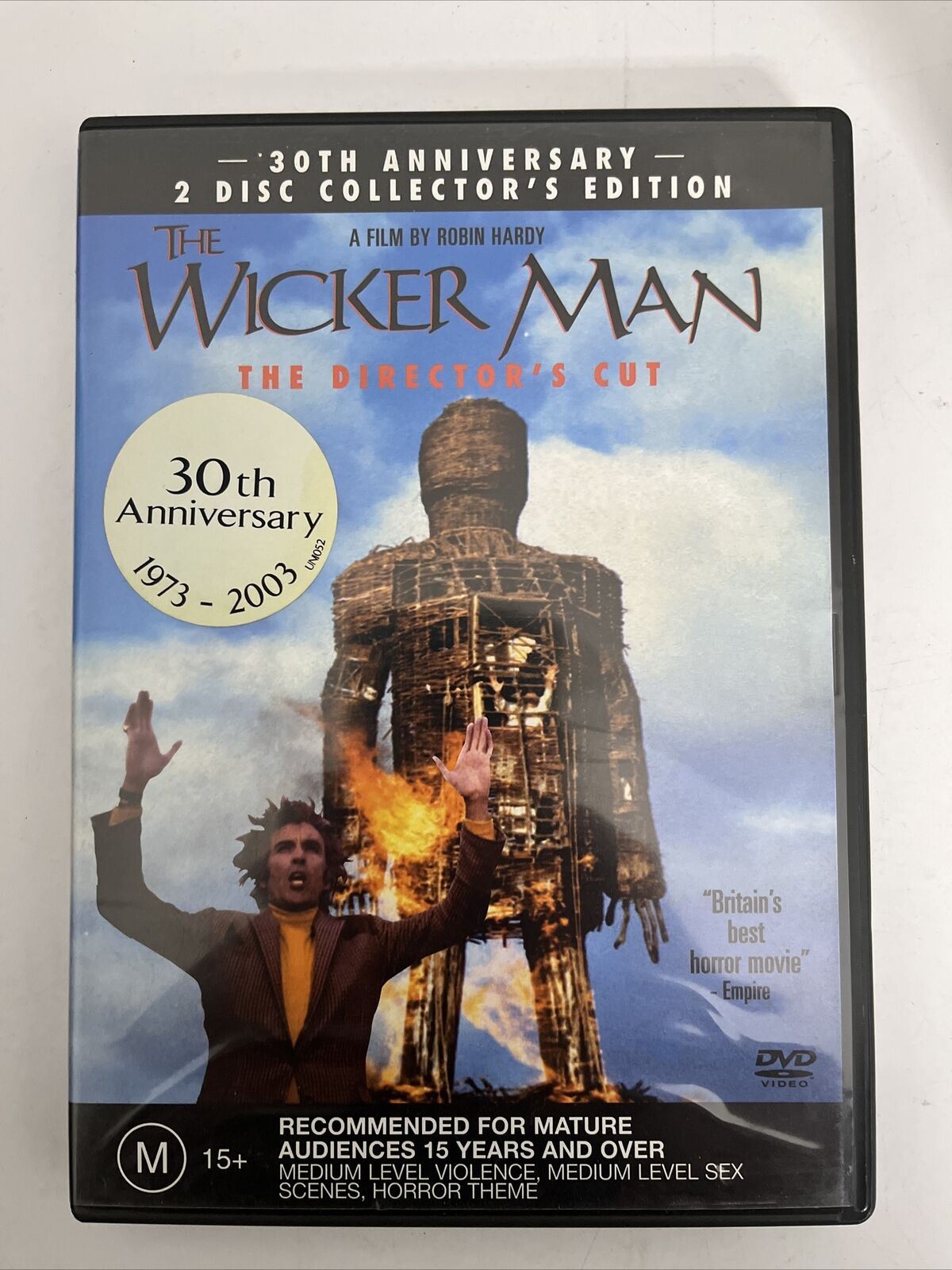 The Wicker Man - The Director's Cut (DVD, 1973) Christopher Lee. Region 4