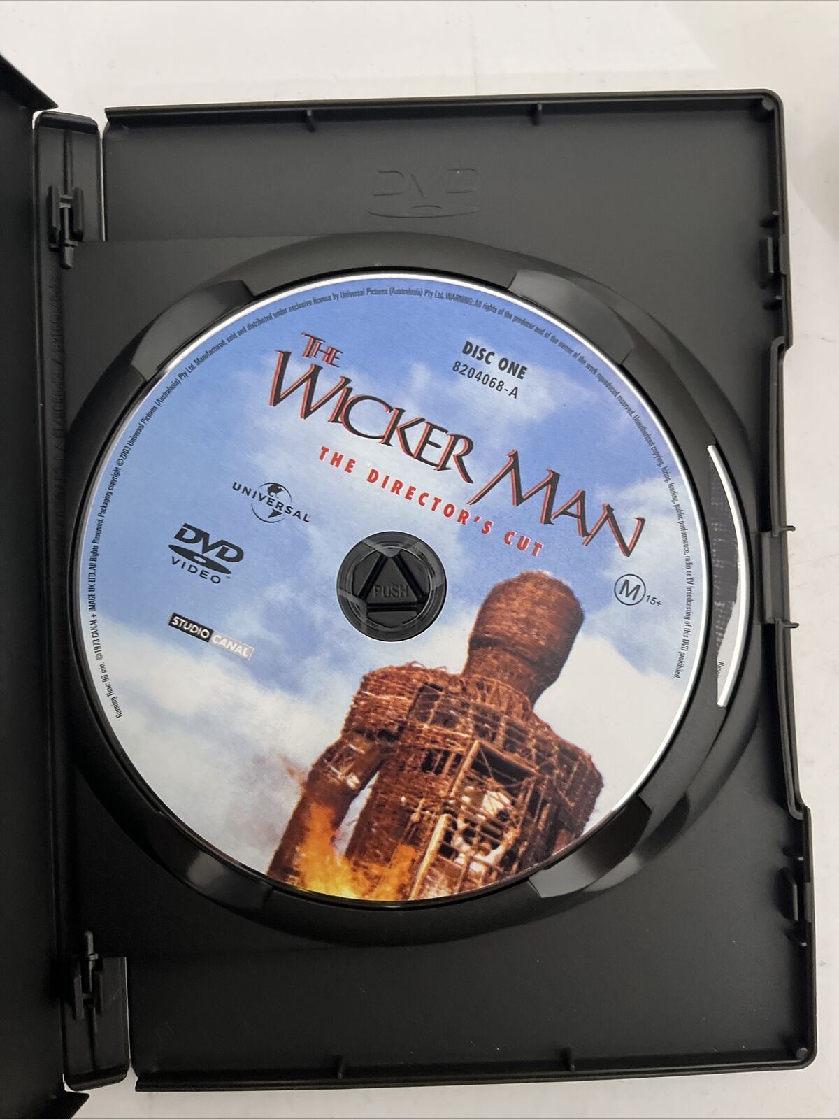 The Wicker Man - The Director's Cut (DVD, 1973) Christopher Lee. Region 4