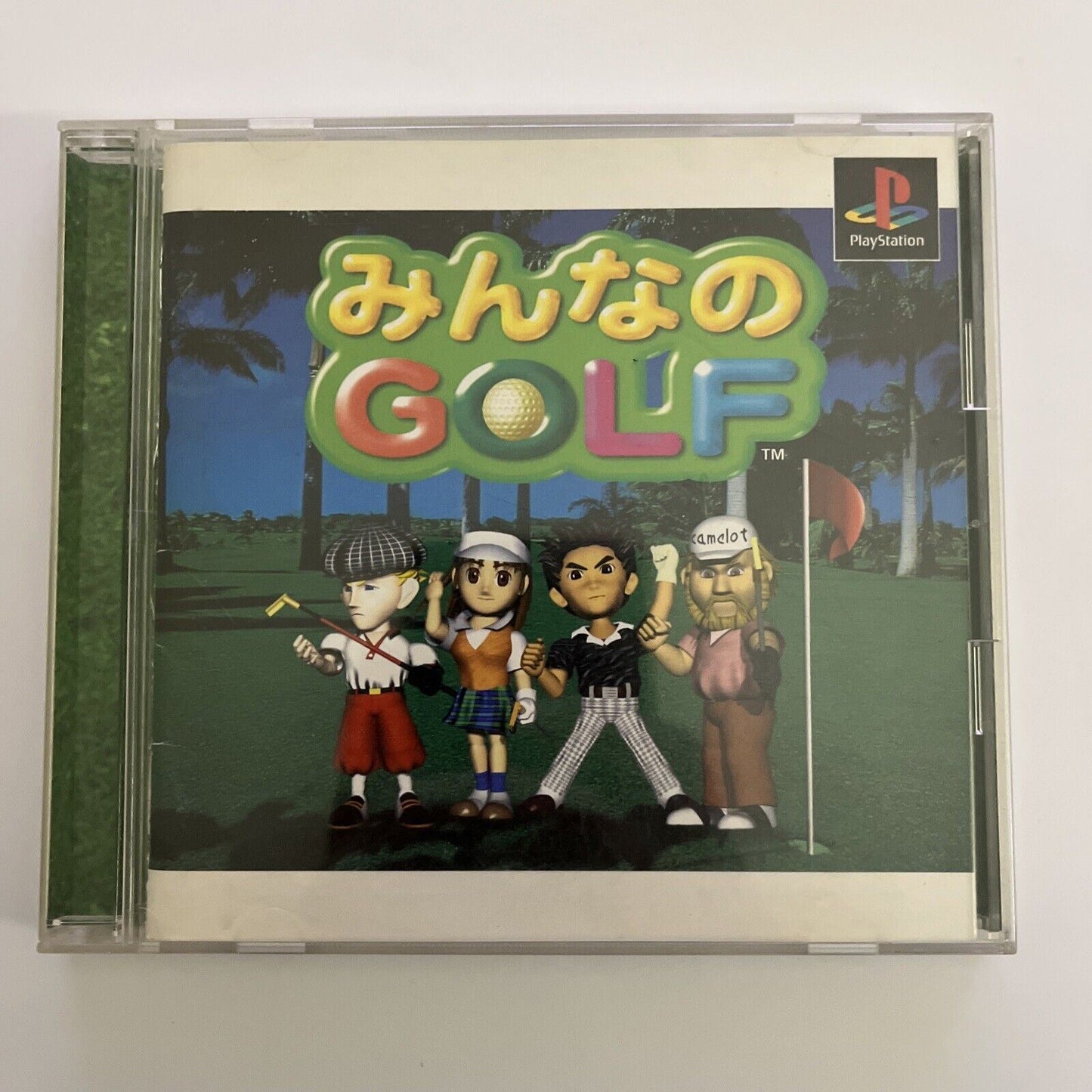 Minna no Golf 1 & 2 - Sony PlayStation PS1 NTSC-J JAPAN Game