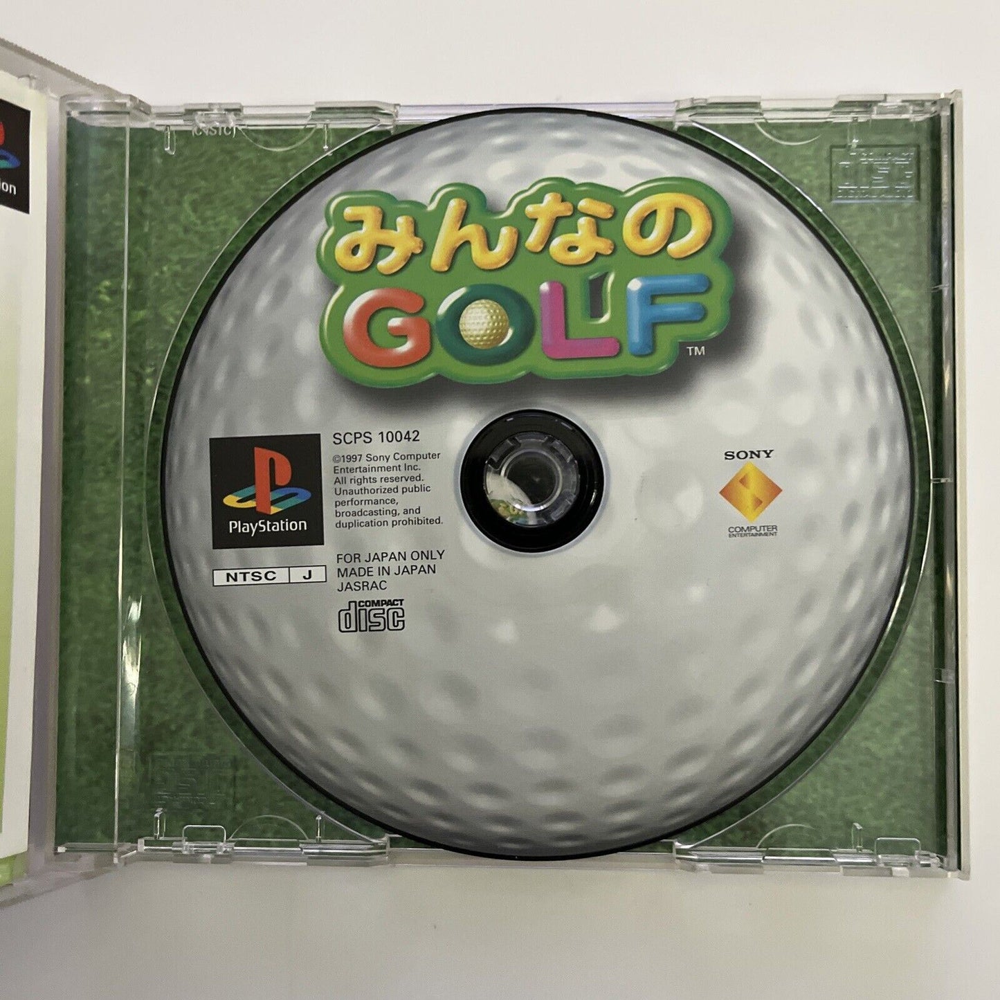 Minna no Golf 1 & 2 - Sony PlayStation PS1 NTSC-J JAPAN Game