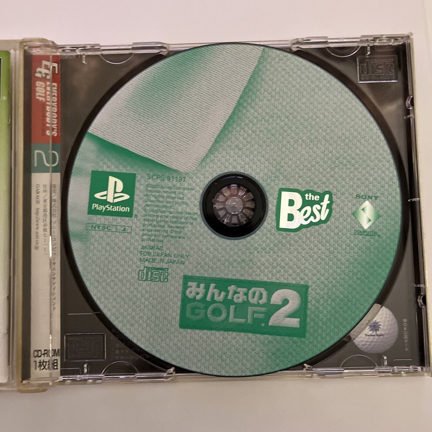 Minna no Golf 1 & 2 - Sony PlayStation PS1 NTSC-J JAPAN Game