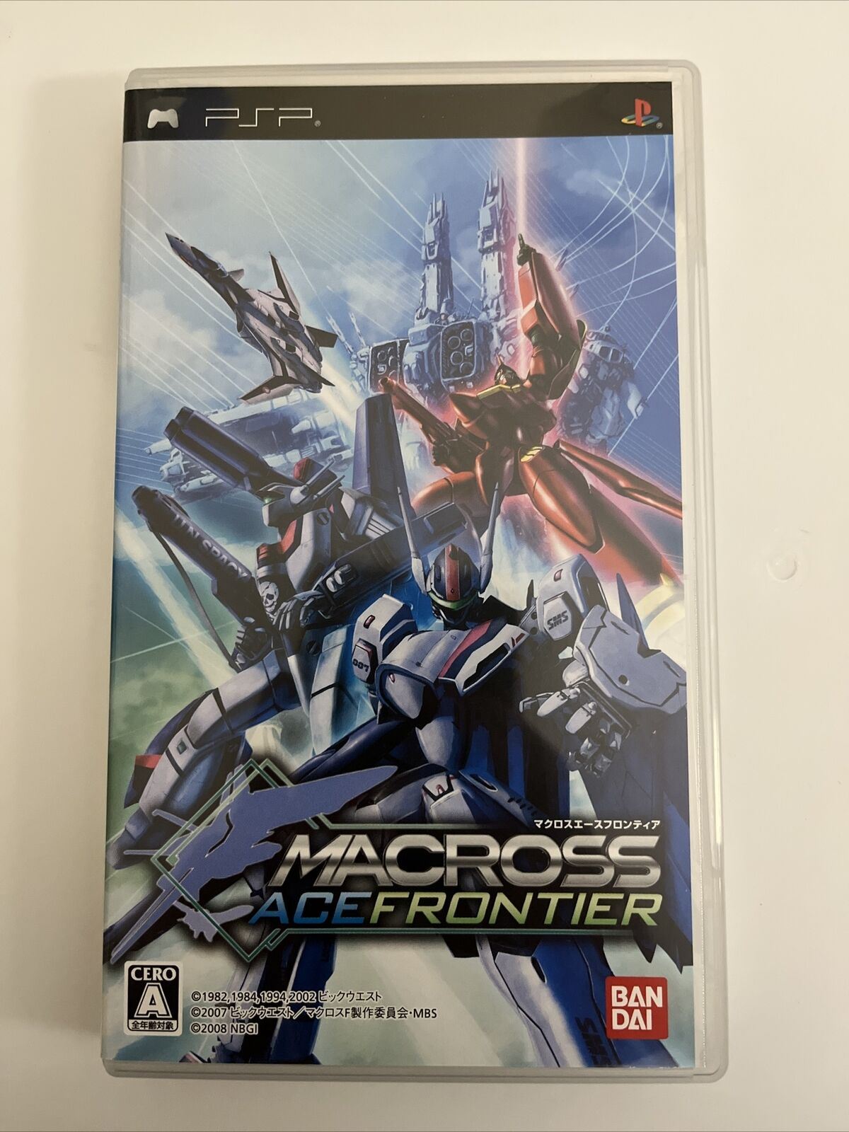 Macross Ace Frontier - Sony PSP JAPAN Bandai Namco 2008 Mech Game