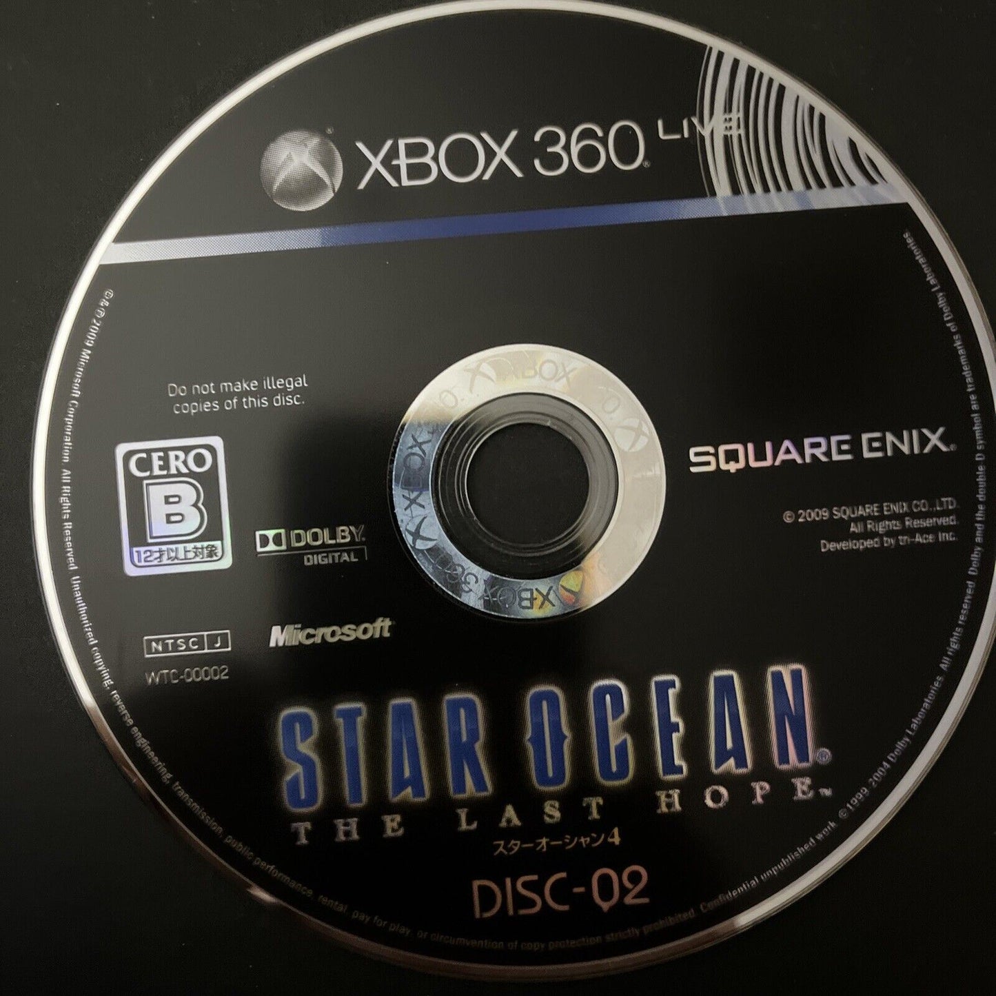 Star Ocean: The Last Hope - Microsoft XBOX 360 NTSC-J JAPAN Square 2009 Game
