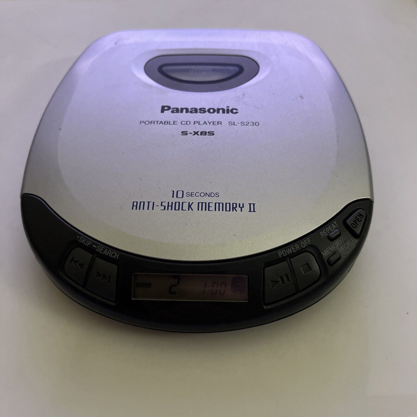 PANASONIC Portable CD Player SL-S230 XBS Portable Anti-Shock 10 Second Memory CD