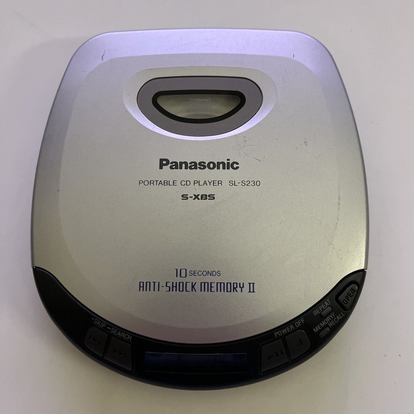 PANASONIC Portable CD Player SL-S230 XBS Portable Anti-Shock 10 Second Memory CD