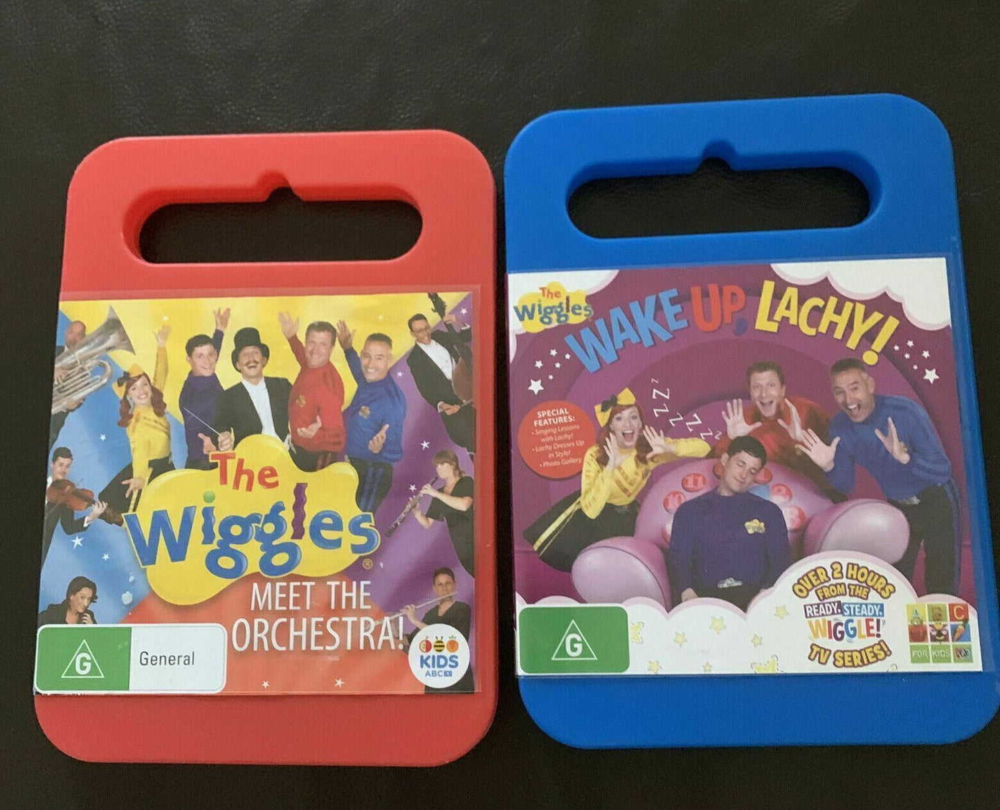 wiggles - dial e for emma, Wake Up Lachy! & Meet The Orchestra 3x dvd