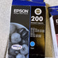 3x  GENUINE Epson 200 Standard Ink Cartridge - Magenta, Yellow, Cyan