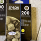 3x  GENUINE Epson 200 Standard Ink Cartridge - Magenta, Yellow, Cyan