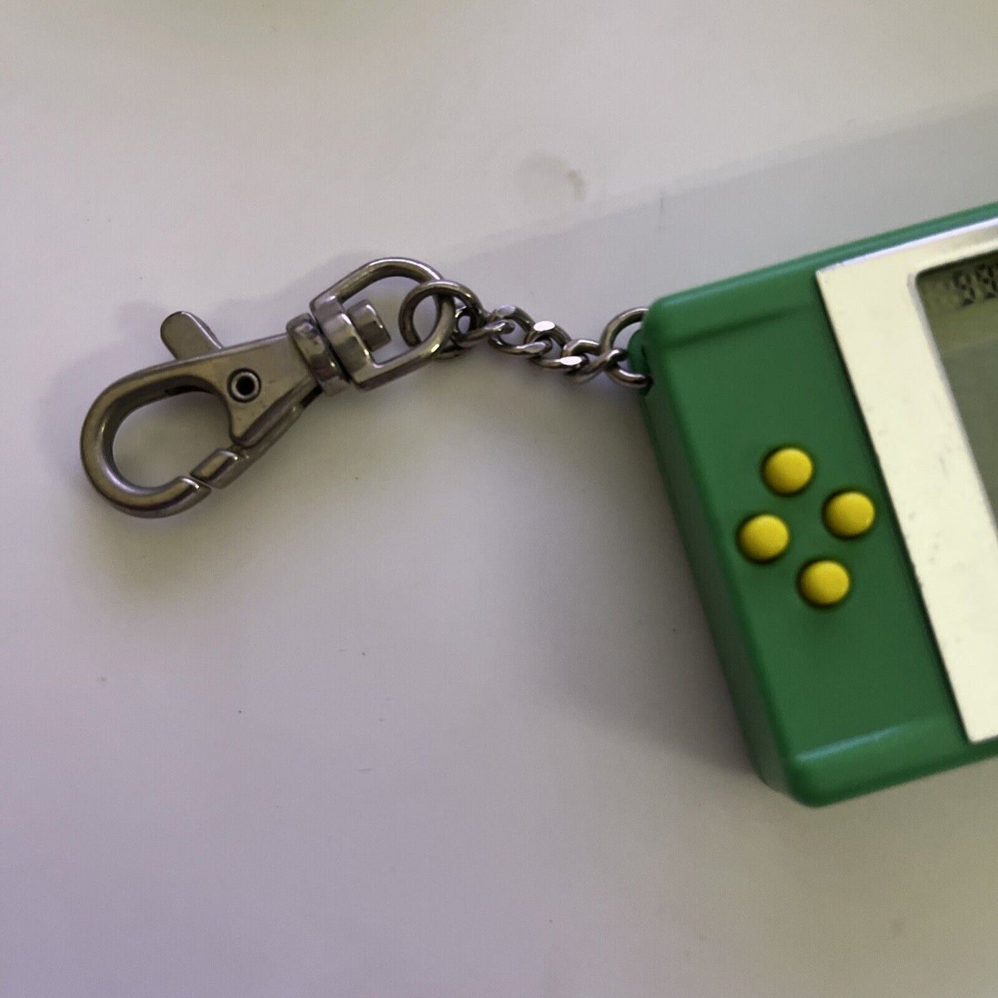 Official SEGA Puyo Puyo LCD Electronic Handheld Game 1992 Keychain Retro Vintage