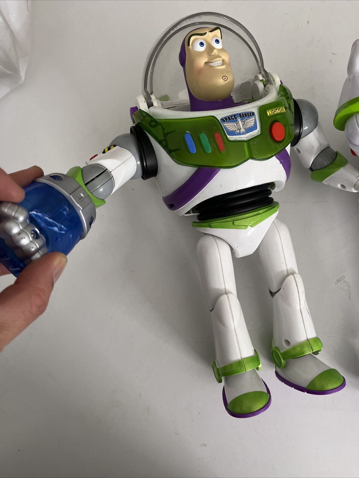 2x Disney Pixar Buzz Lightyear Action Figure 2012 Speech Light 30cm