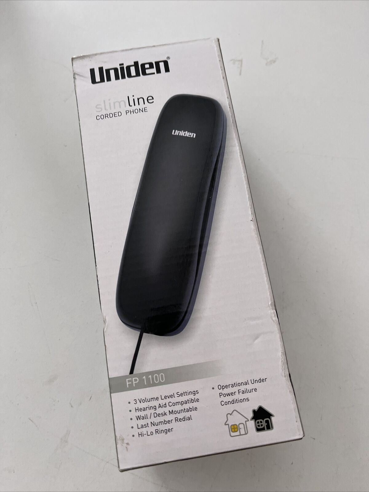 NEW Uniden FP 1100 Corded Phone - Black NBN Compatible