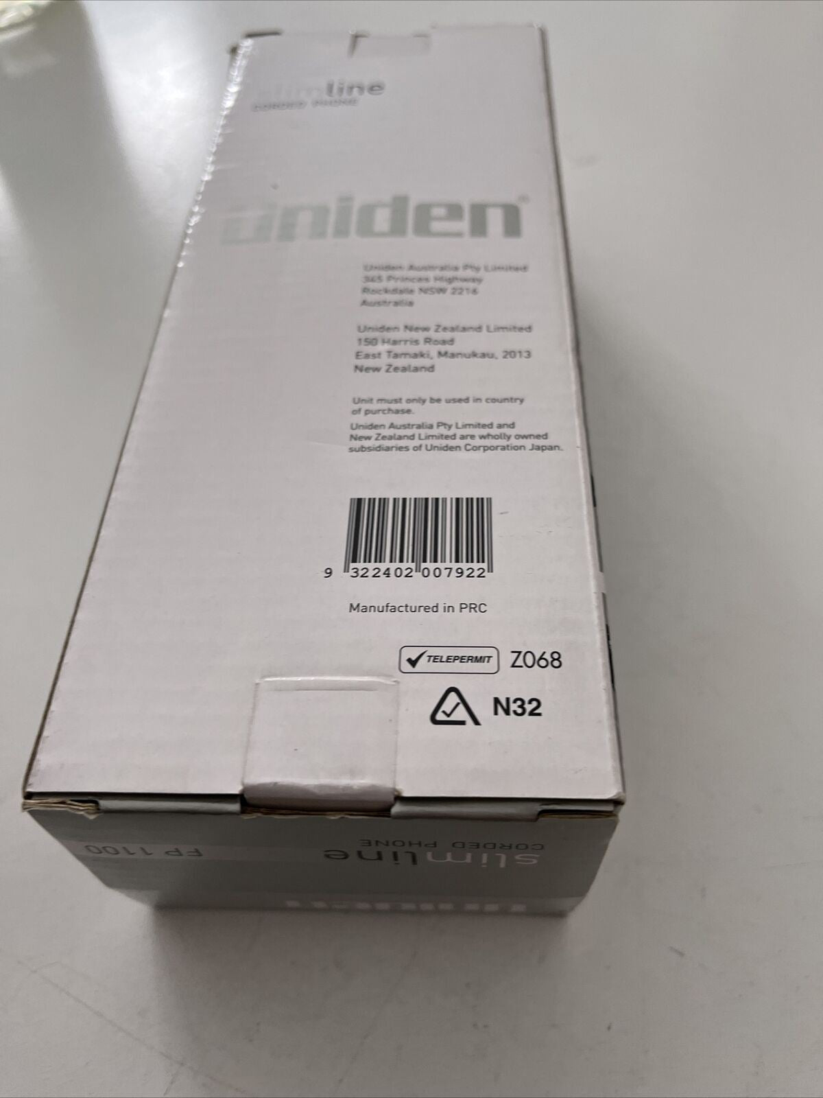 NEW Uniden FP 1100 Corded Phone - Black NBN Compatible