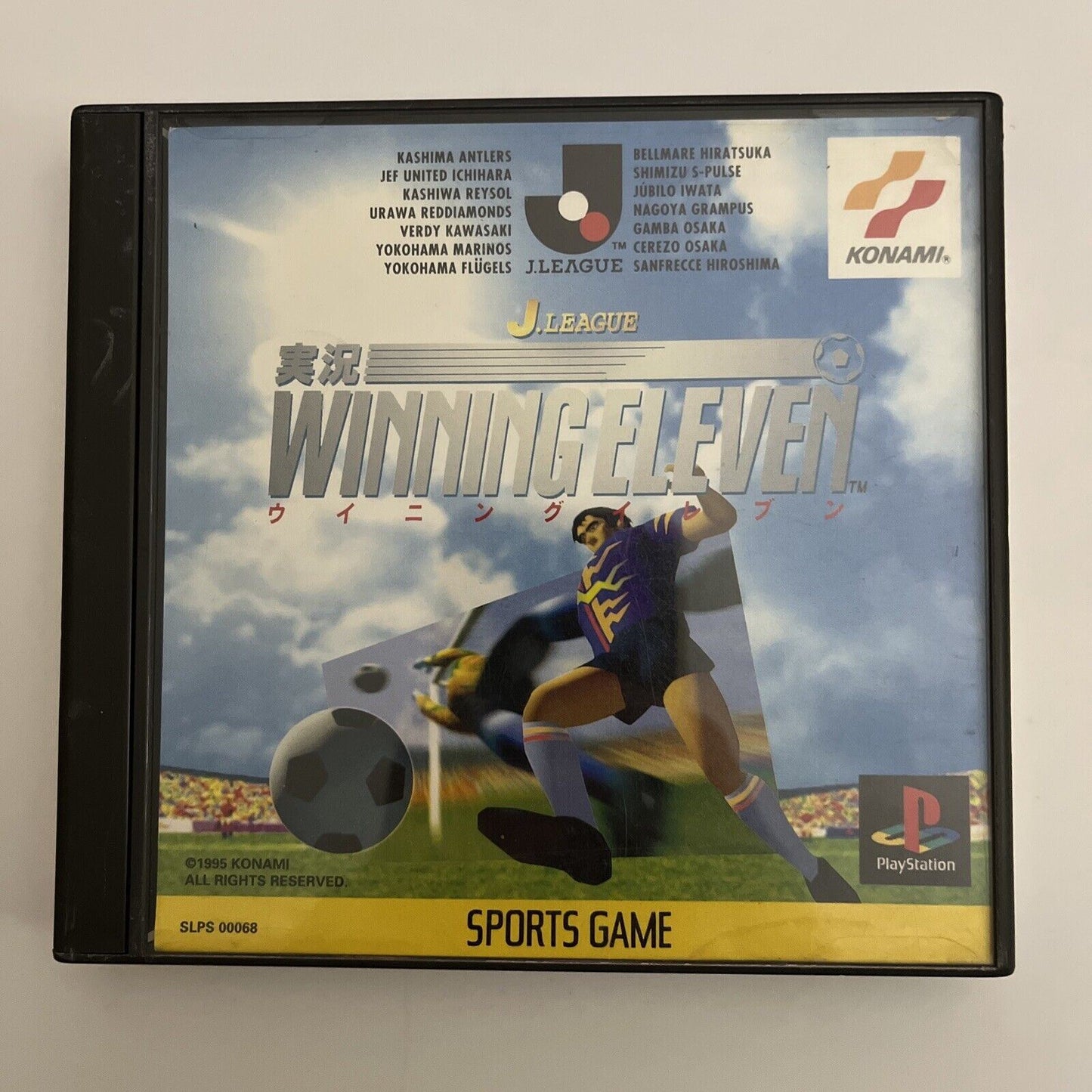 J League Winning Eleven 1 - Sony PlayStation PS1 NTSC-J JAPAN Soccer 1995 Game