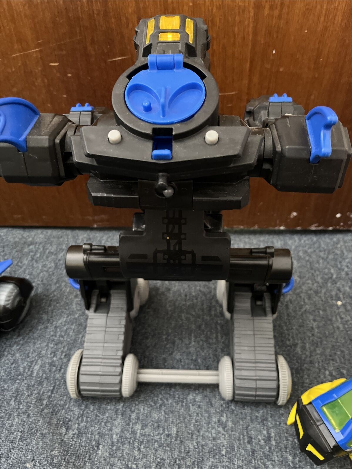 Imaginext Batman Transforming Batbot Remote Control + Batmobile + Helicopter