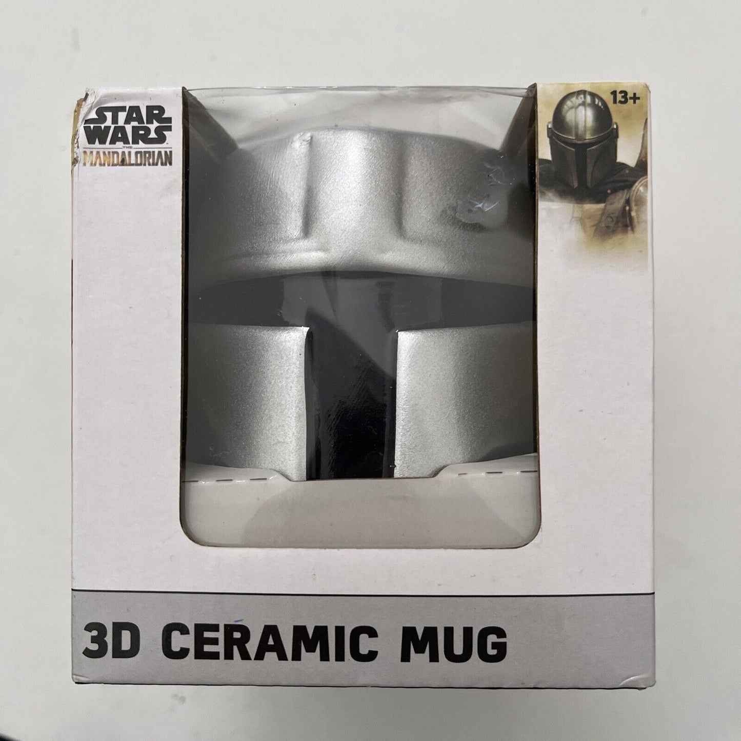 Genuine Official Star Wars Mandalorian 3D Ceramic Mug NEW