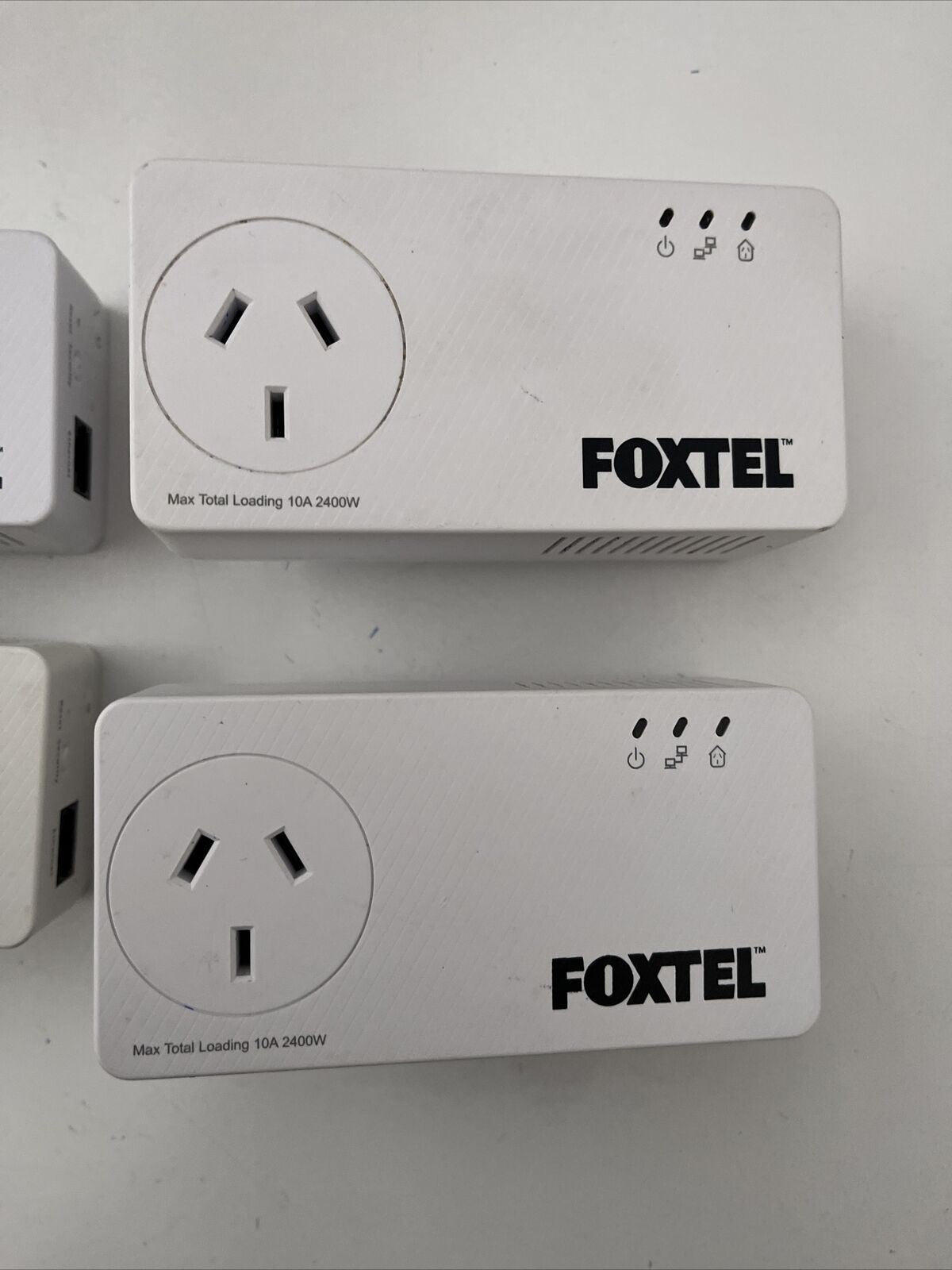 4x NetComm NP511 500Mbps Powerline Kit AC Passthrough