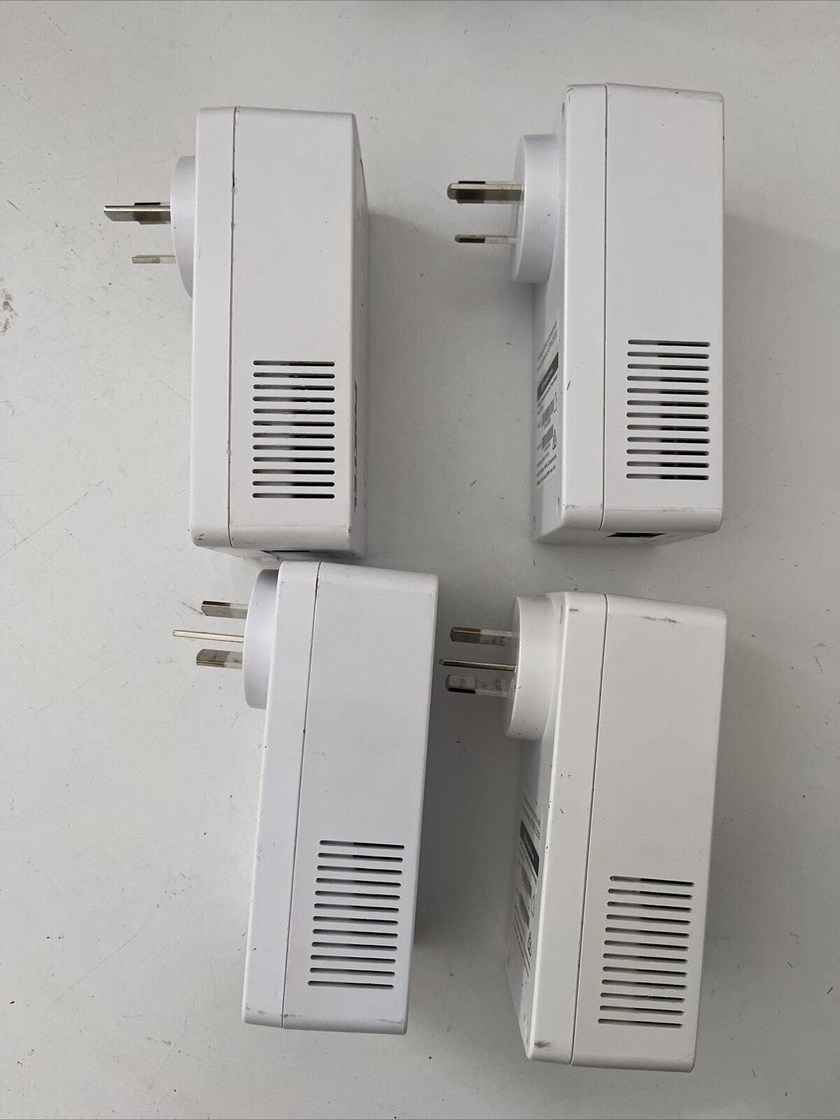 4x NetComm NP511 500Mbps Powerline Kit AC Passthrough