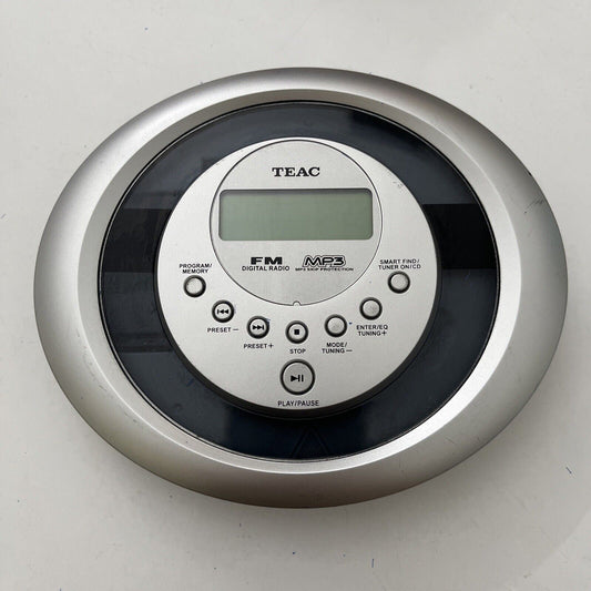 Teac Portable CD/MP3 Player with Tuner - Cd Player Working But Lid Broken No LCD