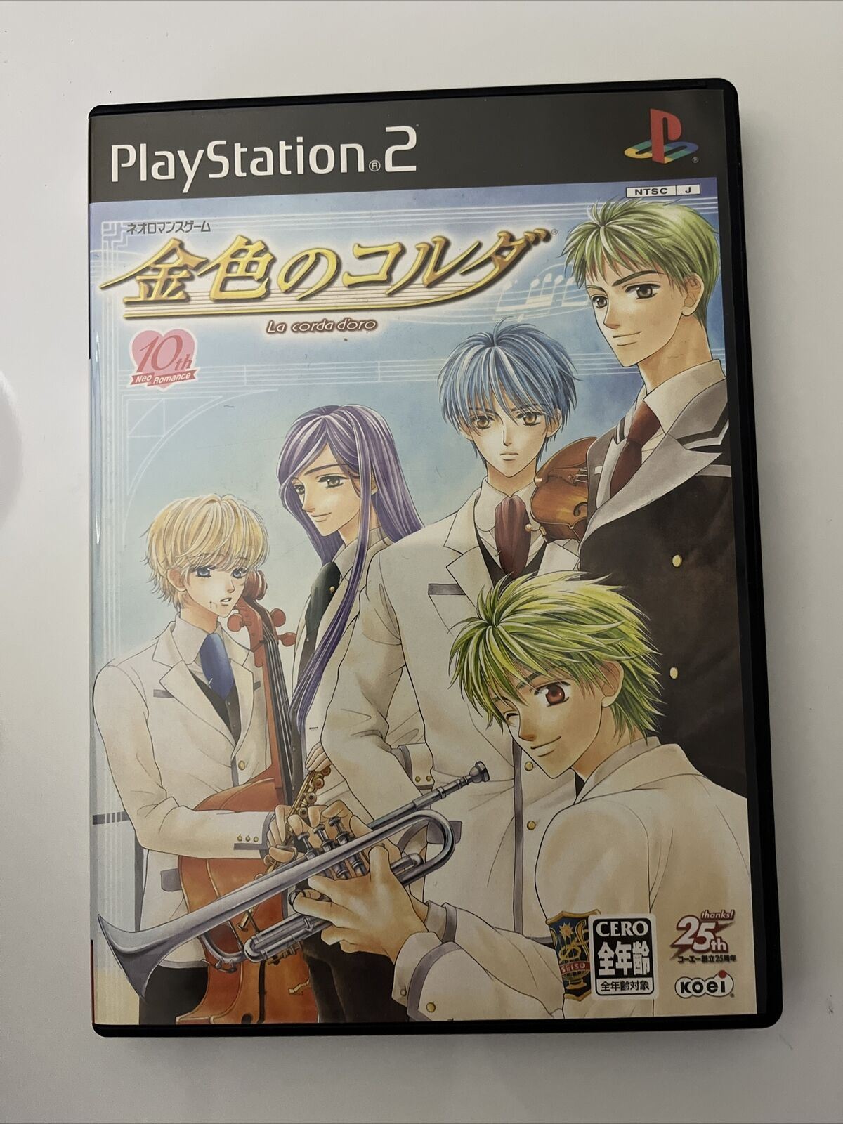 La Corda D'oro - Sony PlayStation PS2 NTSC-J JAPAN Dating Sim 2004 Koei Game