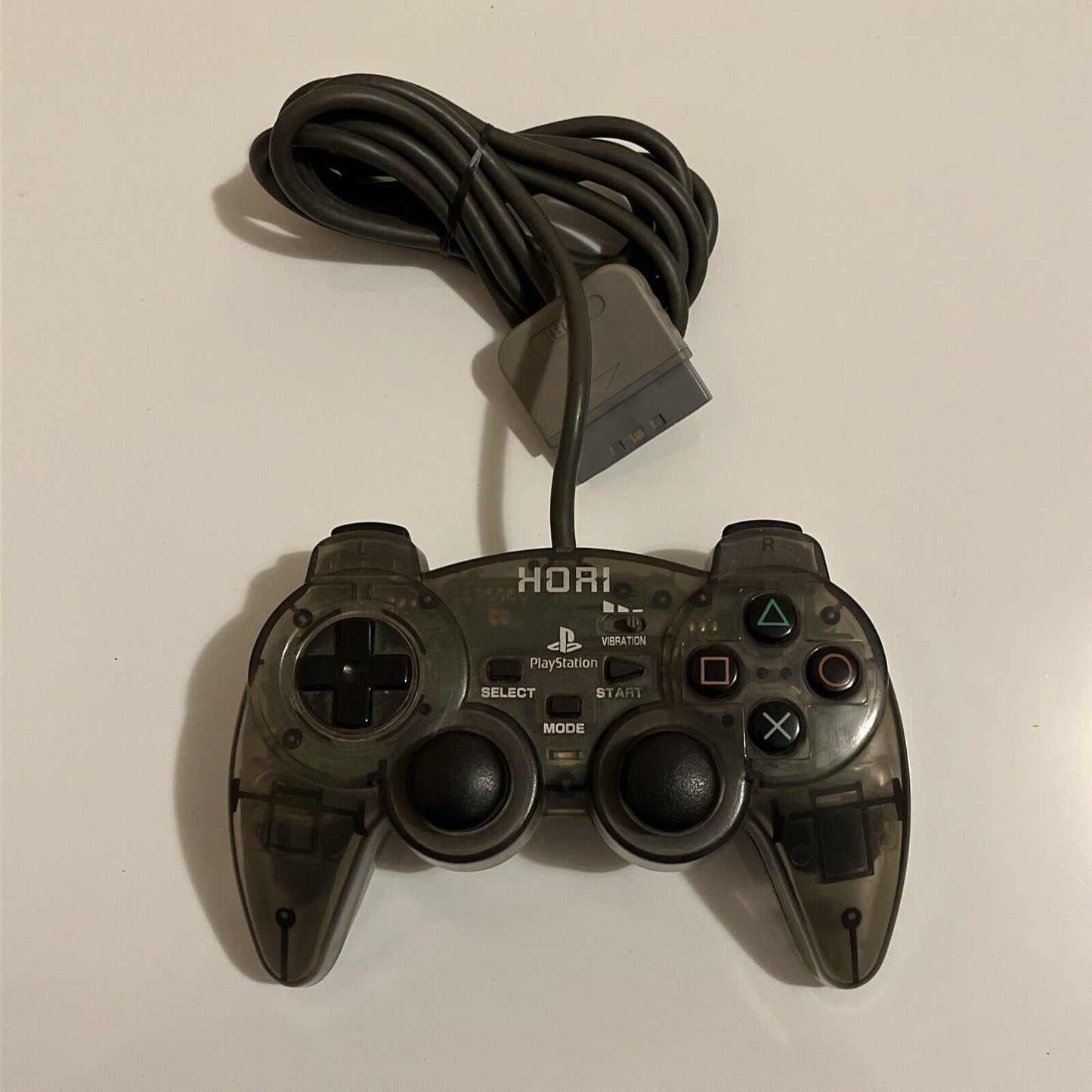 Hori Sony PlayStation Analog Sindou Transparent Grey PS2 Controller SLPH 0124