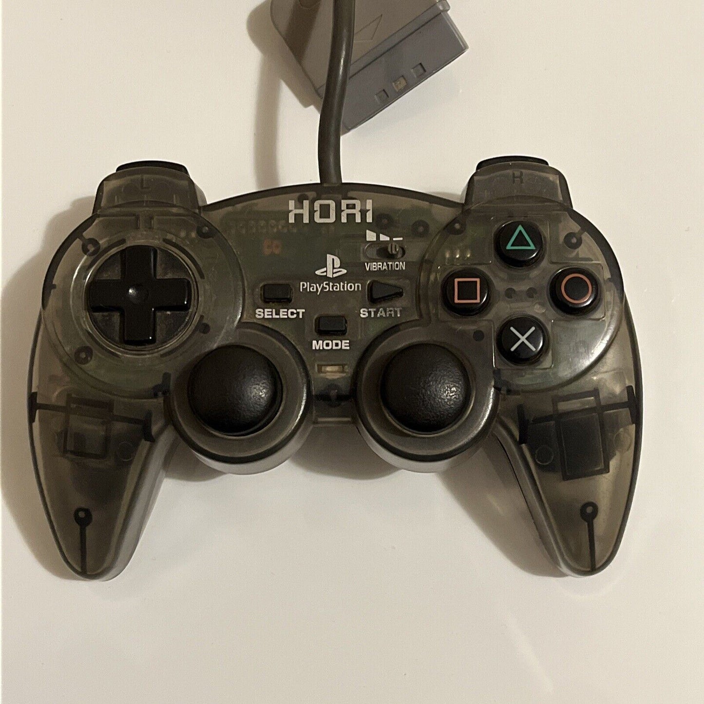 Hori Sony PlayStation Analog Sindou Transparent Grey PS2 Controller SLPH 0124