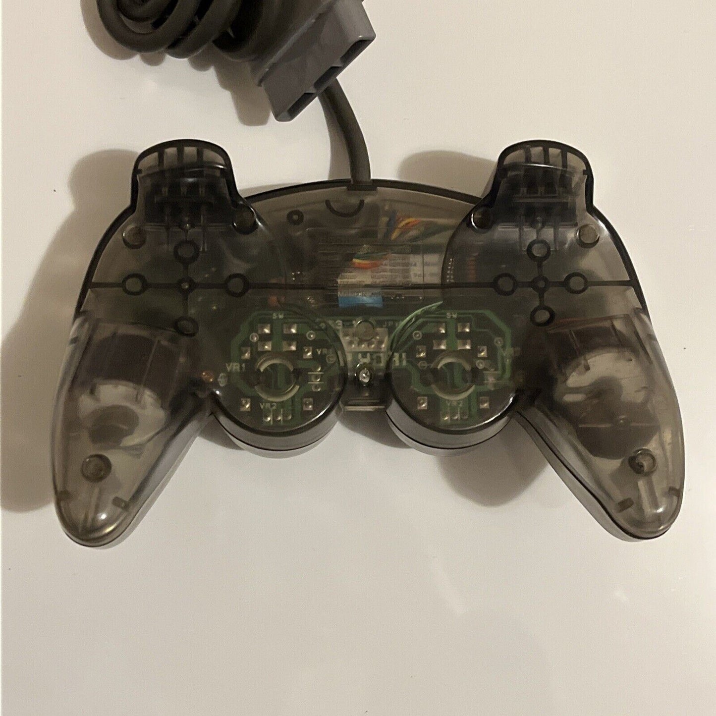 Hori Sony PlayStation Analog Sindou Transparent Grey PS2 Controller SLPH 0124