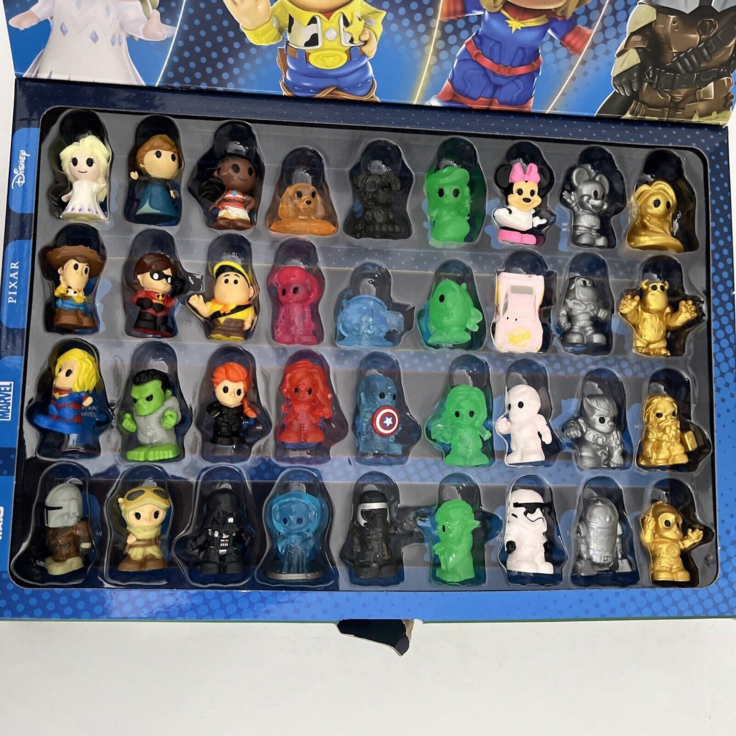 Woolworths Disney+ Ooshies Collector Case & 36 Toys Complete Set