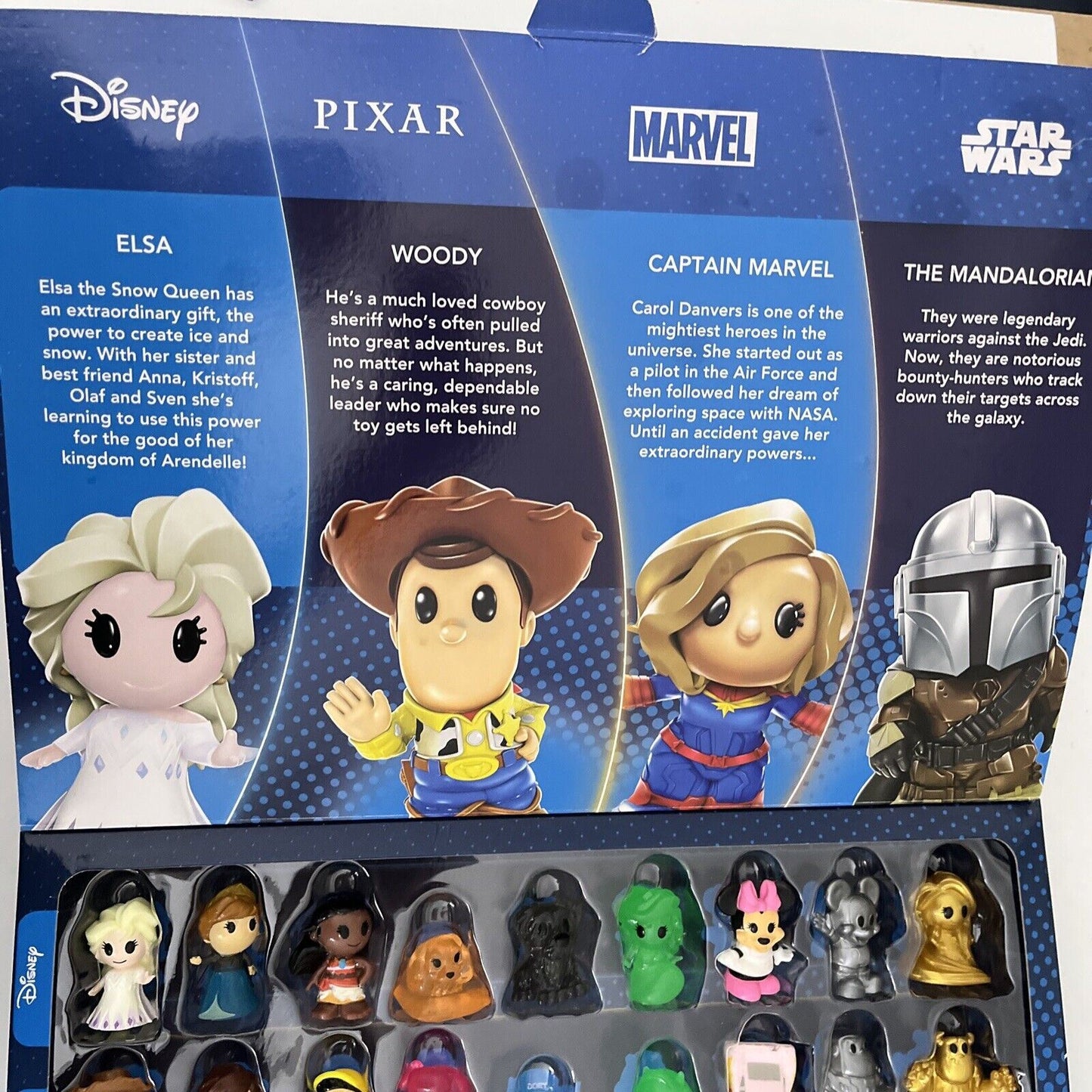 Woolworths Disney+ Ooshies Collector Case & 36 Toys Complete Set