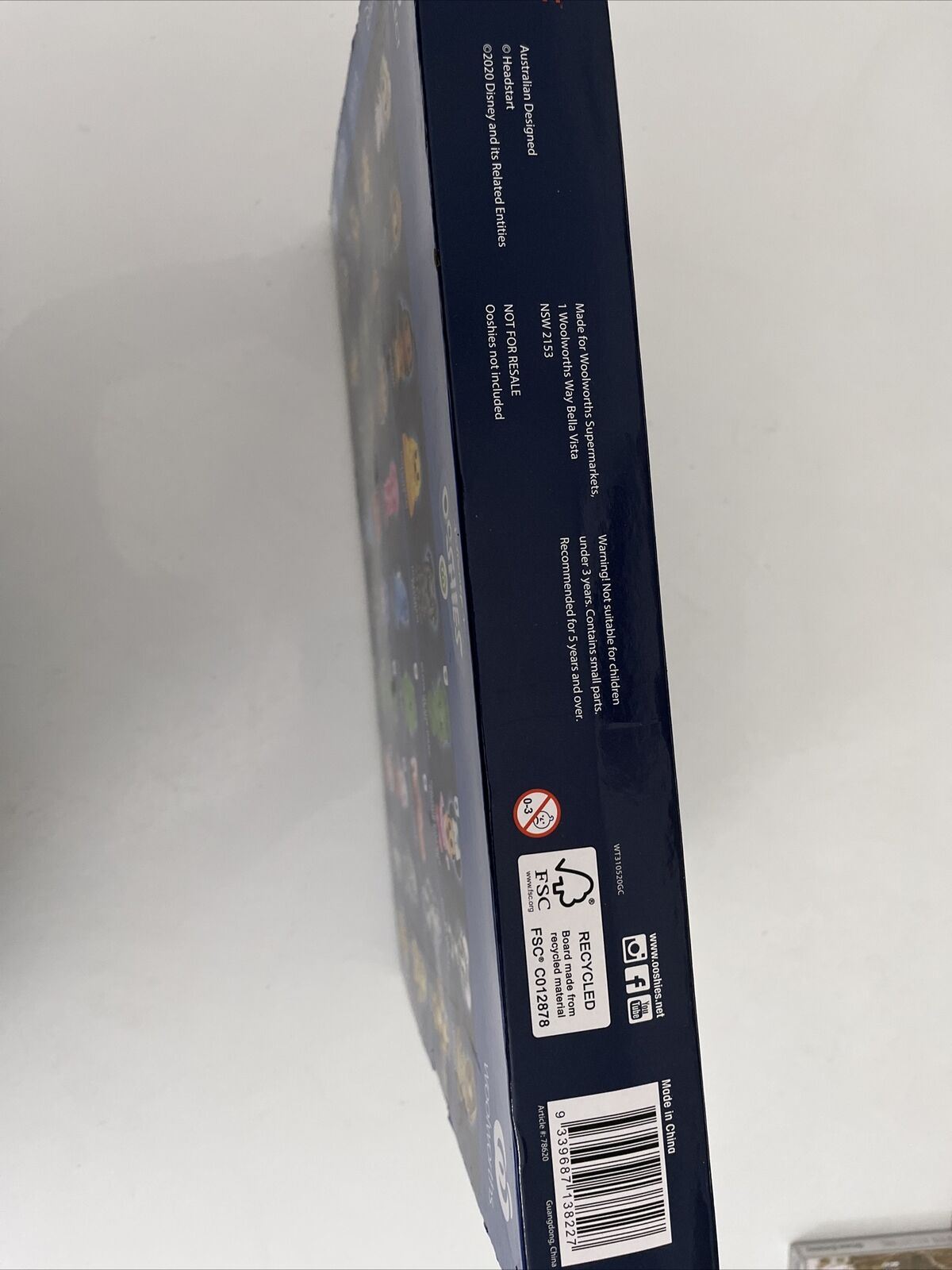 Woolworths Disney+ Ooshies Collector Case & 36 Toys Complete Set