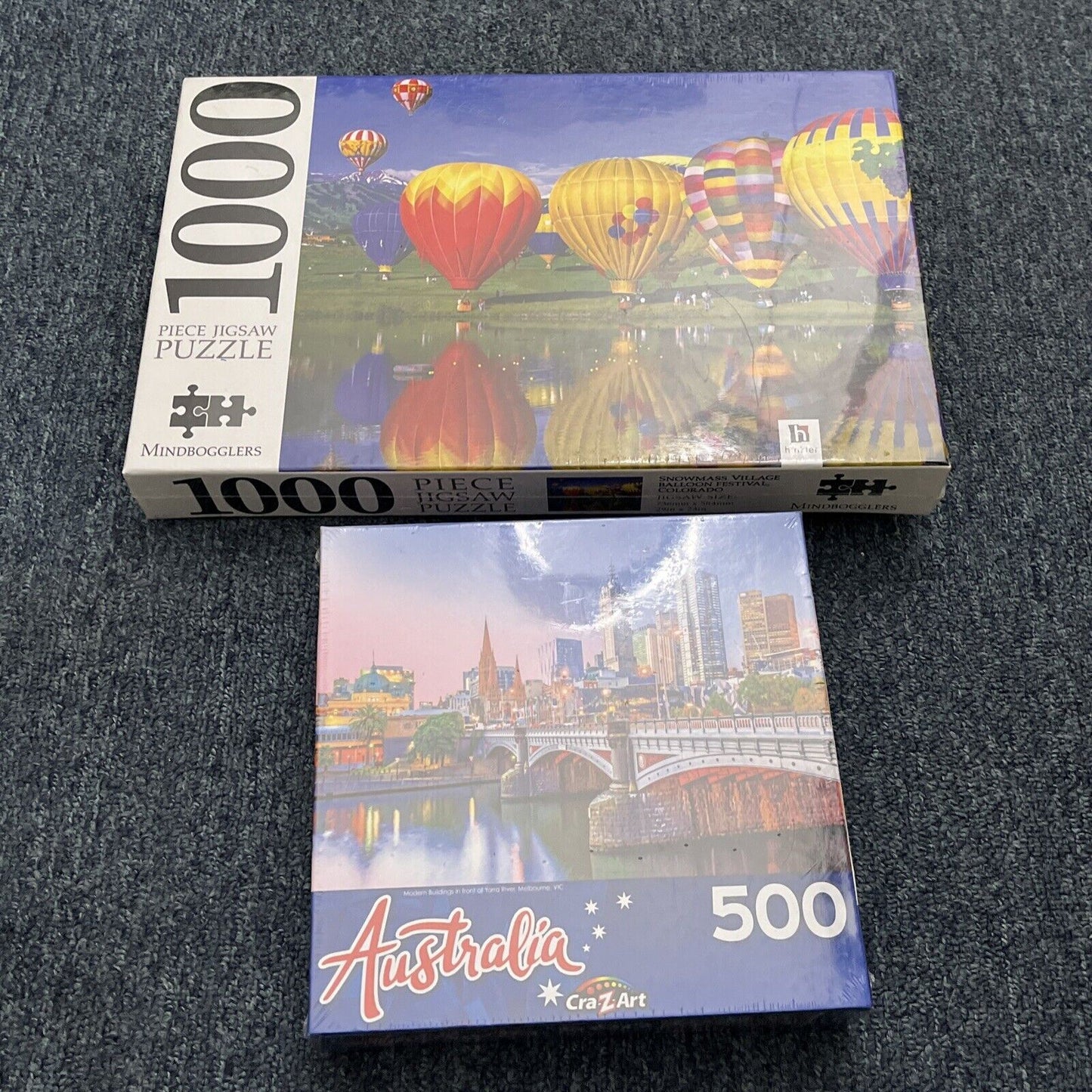 NEW Hinkler Snowmass Village Balloon Festival+ Melbourne Jigsaw Puzzle 1000