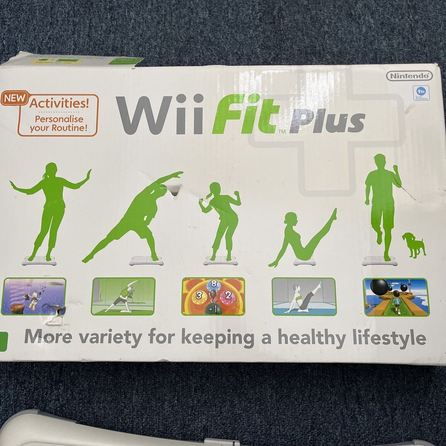 Nintendo Wii Fit Plus Board with Game (Wii, 2009)