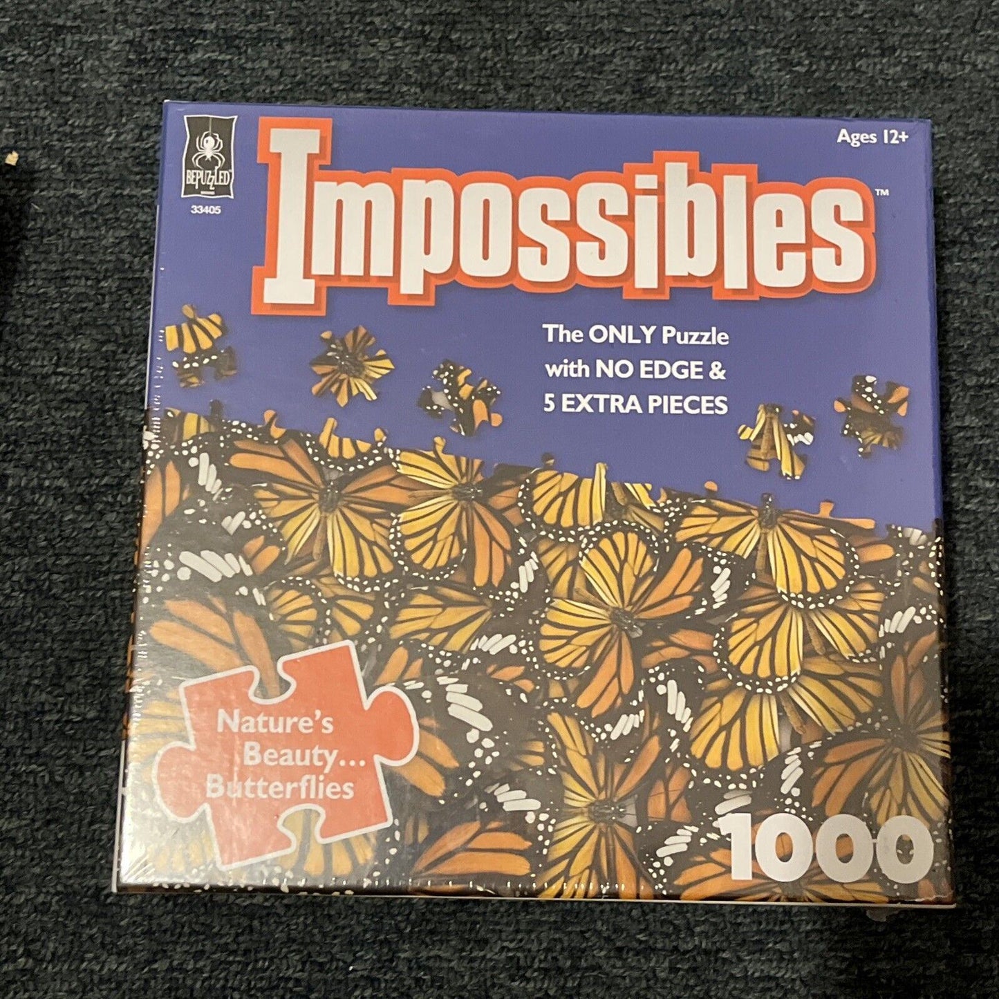 NEW Natures Beauty Butterflies Impossibles + So Many Tulips 1000pc Jigsaw Puzzle