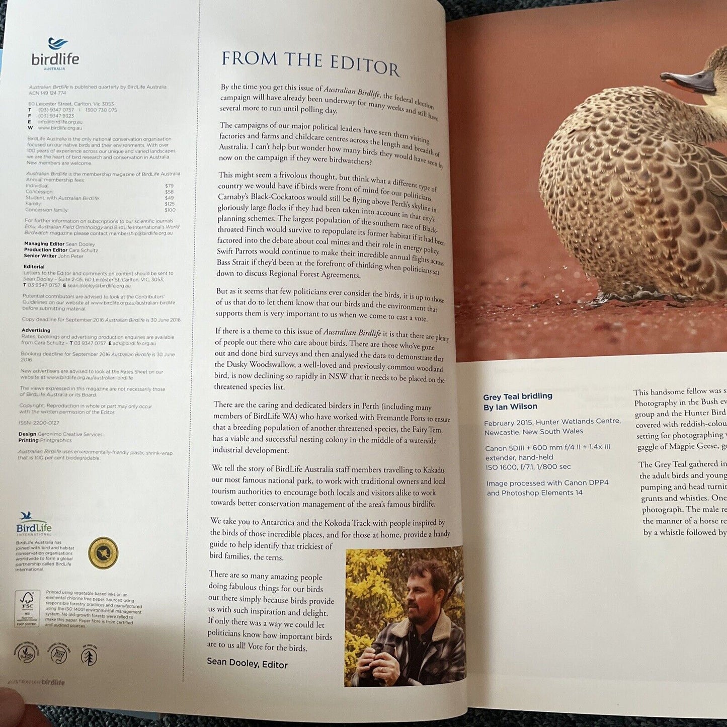 3x Bird Magazine - Australian Birdlife Magazine + Cosmos Magazine